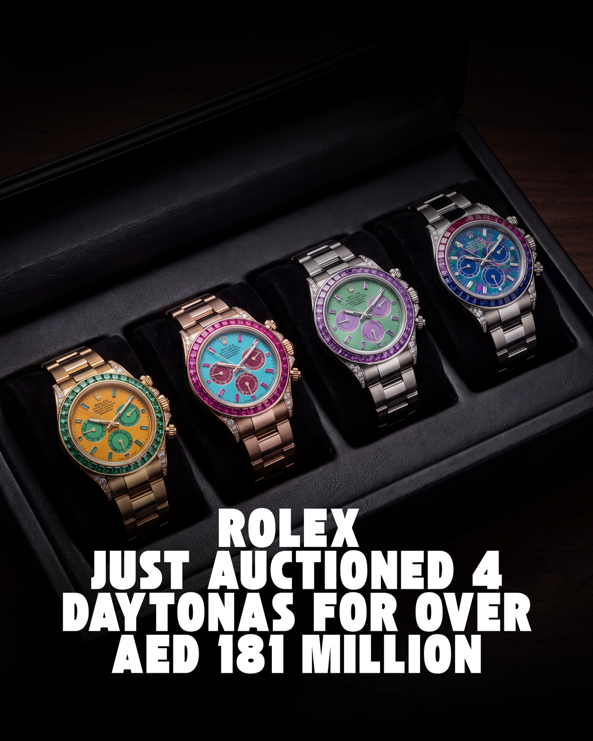 Rolex Four Seasons Daytonas Sell for AED 181 Million: What the Record Means for Daytona Collectors in Dubai