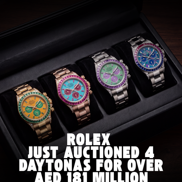 Rolex Four Seasons Daytonas Sell for AED 181 Million: What the Record Means for Daytona Collectors in Dubai